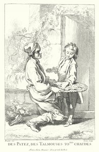 Vendeur de pâtisseries (gravure)