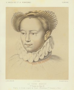 Marguerite de Valois, première épouse du roi Henri IV de France - Francois (after) Clouet