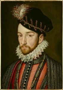 Portrait de Charles IX (1550 - 1574) - Francois (after) Clouet
