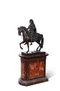 Louis XIV à cheval - Francois (after) Girardon