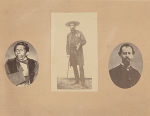 [Général Tomas Mejia, Empereur Maximilien, Général Miramon]