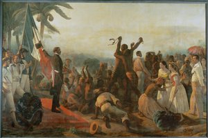 Proclamation de la liberte des Noirs aux colonies … - François Auguste Biard