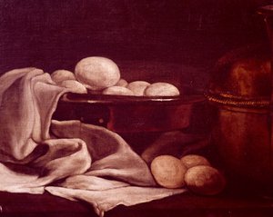 Nature morte montrant du fromage brie (détail)