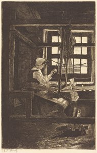 La Tisserande - François Bonvin