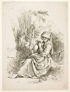 Paysanne avec une cruche - François Boucher