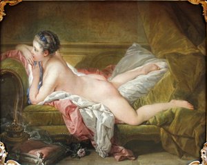 Jeune fille allongée - François Boucher