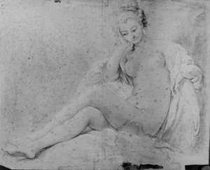Femme nue assise - François Boucher
