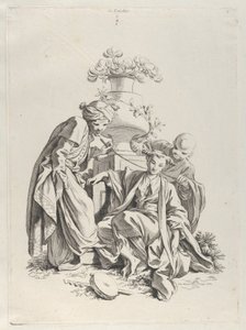 Le toucher, tiré de « Les cinq sens » - François Boucher