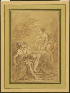 Vénus commande à Vulcain de fabriquer des armes pour Énée - François Boucher