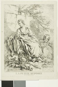 Jeune femme se reposant - François Boucher