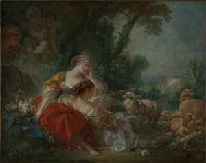 Deux bergères - François Boucher
