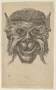 Masque de singe, de Divers Masques, vers 1635-45 - Francois Chauveau