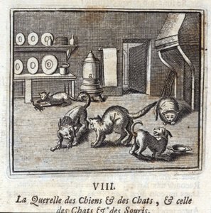 La querelle des chiens et des chats, et celle des chats et des souris