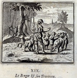 Le berger et son troupeau