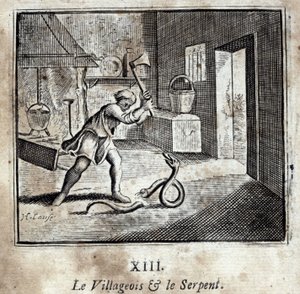 Le villageois et le serpent