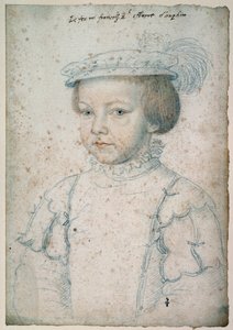 Portrait du roi de France François II (1544-1560). Dessin par François Clouet (1515-1572)