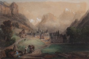 La Grande Chartreuse 1869 - Francois Edme Ricois
