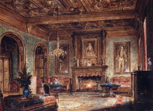 Le Salon au Château de Marchais, 1852