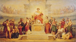 Allégorie de la ville de Paris, étude pour la décoration de l