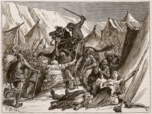 Robert de Normandie ralliant les croisés, illustration de 