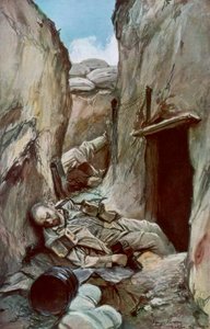 Les tranchées conquises de Perthes, Champagne, France, octobre 1915, 1926