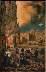 Cathédrale de Reims en flammes - Francois Fournier Sarloveze