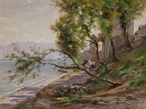 Au bord du lac Léman - Francois Furet