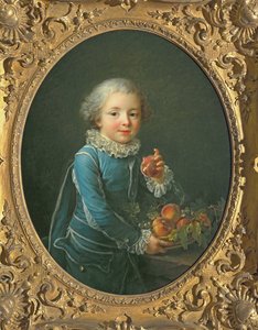 Garçon avec des pêches, 1760 - Francois Hubert Drouais