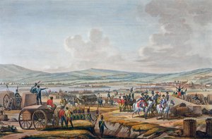 Napoléon visitant les travaux de siège à Dantzig dirigés par le maréchal Lefebvre, 9 mai 1807 - Francois Jacques Dequevauviller