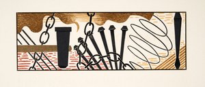 Illustration graphique de Prométhée Enchaîné par Eschyle, pub. 1941