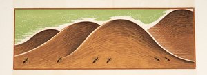 Illustration graphique de Prométhée Enchaîné par Eschyle, pub. 1941 - Francois Louis Schmied
