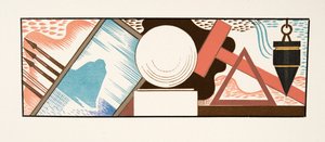 Illustration graphique de Prométhée Enchaîné par Eschyle, pub. 1941
