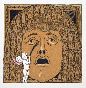 Nez chatouillé par Cupidon, de Personnages de Comédie, 1922 - Francois Louis Schmied