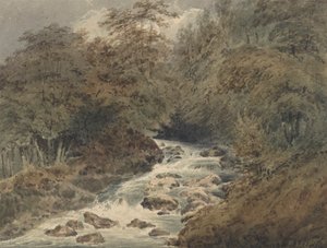 Un ruisseau de montagne - Francois Louis Thomas Francia