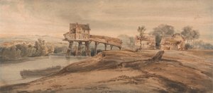Le moulin au-dessus du pont de Charenton