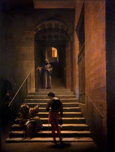 Intérieur de couvent à Rome - Francois Marius Granet