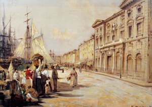 Vue du quai Saint-Jean à Marseille