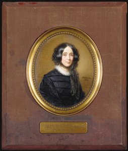 Miniature de la Comtesse de Sainte-Aldegonde - Francois Meuret