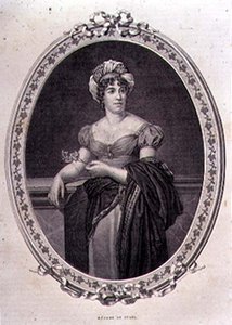 Portrait de Madame de Stael (1766-1817) gravé par John Quartley