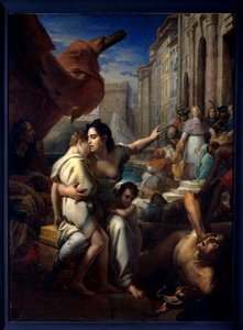 Mgr de Belsunce pendant la peste de Marseille - Baron François Pascal Simon Gérard