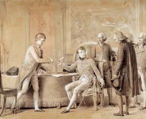 Signature du Concordat entre la France et le Saint-Siège par le Premier Consul le 15 juillet - Baron François Pascal Simon Gérard
