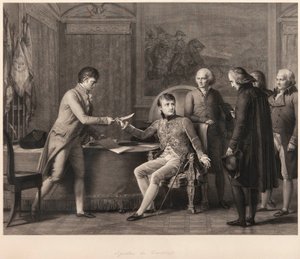 La signature du Concordat entre la France et le Saint-Siège le 15 juillet 1801 - Francois Pascal Simon Gerard