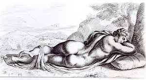 Hermaphrodite dans les Jardins Borghese, vers 1653