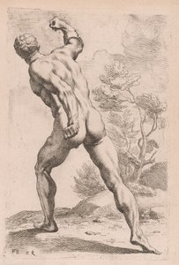 Le Gladiateur Borghèse, vue arrière (pl. 29) - Francois Perrier