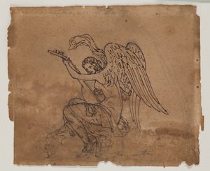 Figure allégorique avec luth, vers 1825