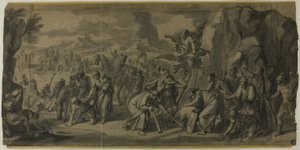 Moïse frappant le rocher - Francois Verdier