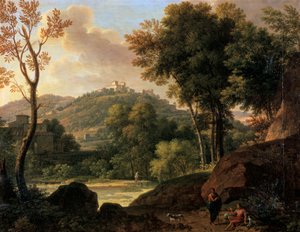 La campagne autour de Florence, Italie, fin 18e-début 19e siècle