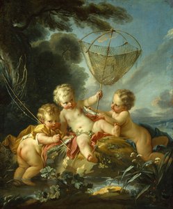 Putti en pêcheurs