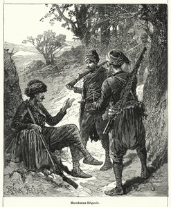 Brigands macédoniens (gravure) - Frank (after) Feller