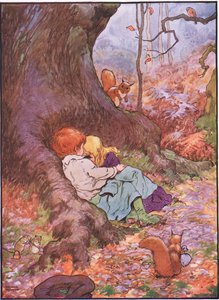 Les enfants dans les bois, années 1930